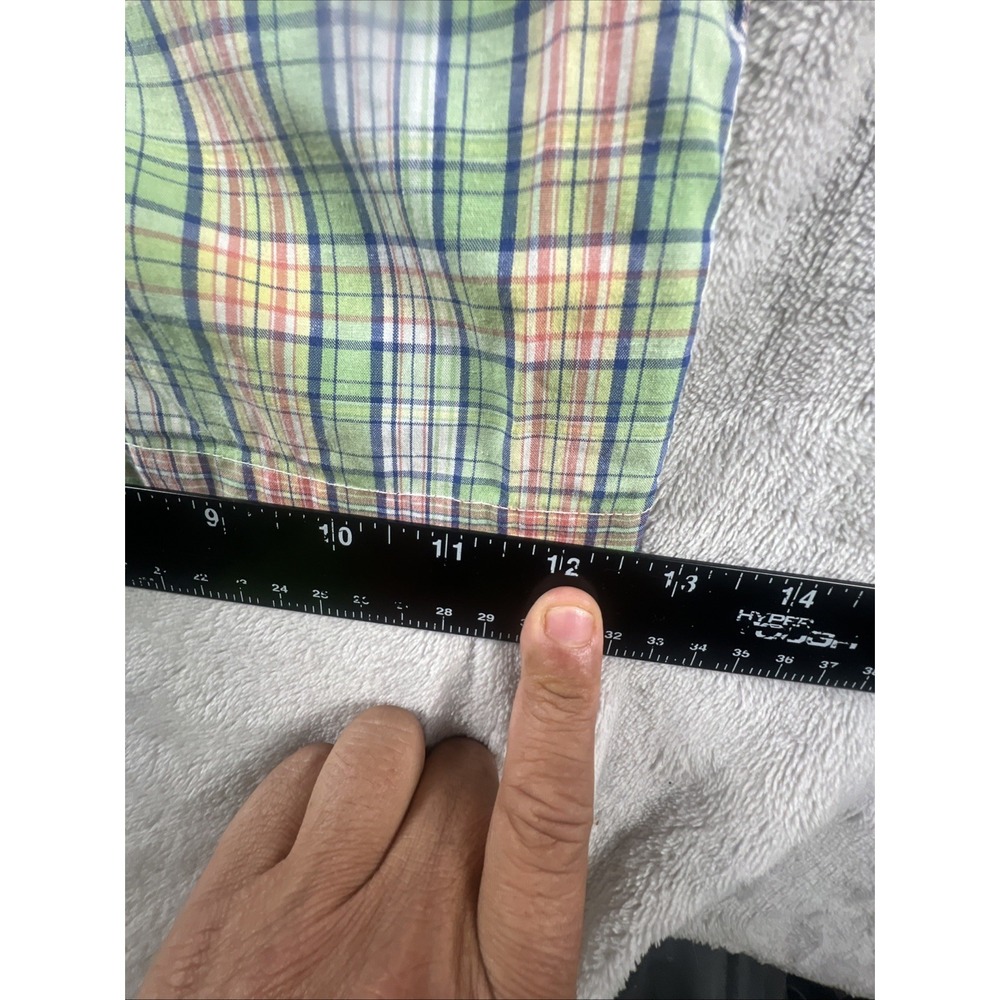 Vintage J. Crew Shorts Plaid Oarsman Chino Size Large‎ Pockets Preppy  Men's - Picture 8 of 11